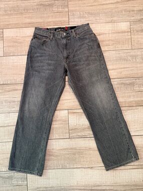 Vintage Y2K Quiksilver QuikJean Relaxed Fit Jeans 32x32 Charcoal Gray